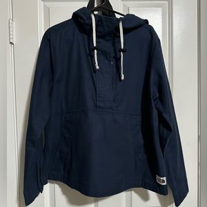 North face shipler half zip pullover navy women's large